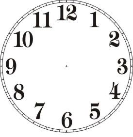 Роздатковий матеріал до теми: Вивчаємо годинник. Вправа "Час мультиків" |  Clock face, Clock face printable, Blank clock
